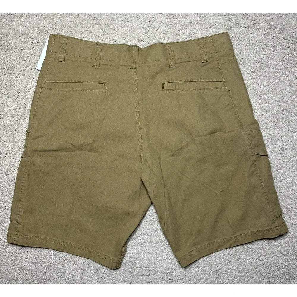 Wrangler Authentics Men's Comfort Flex Waist Cargo Short, Dull Gold, 36 A2-0017